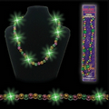 Light Up Flashing LED Bead Necklace